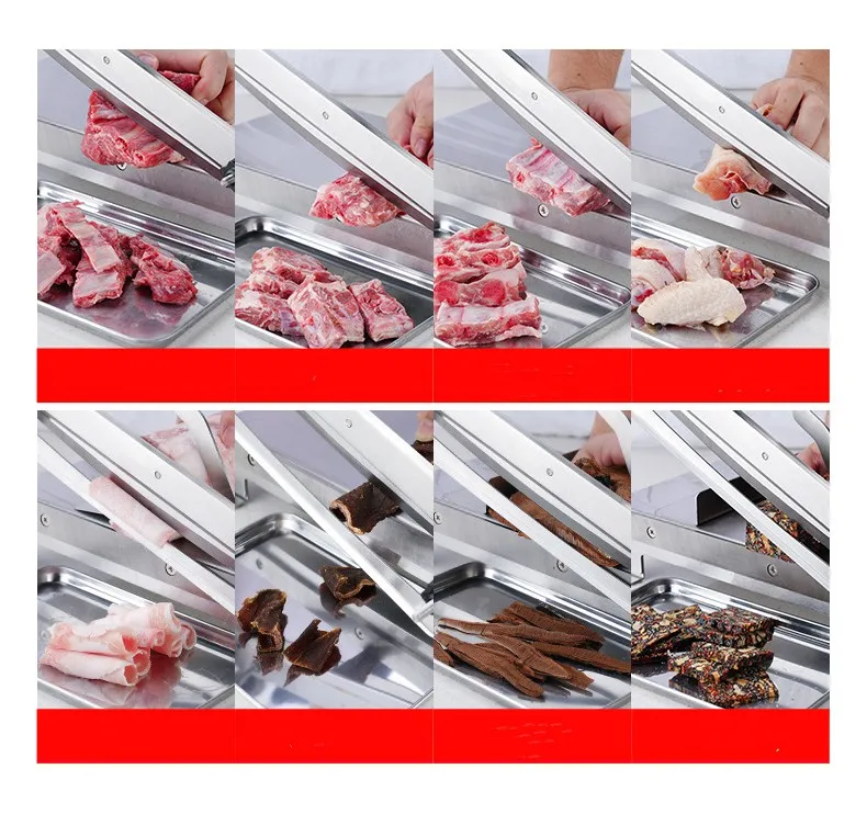 2024 Small Stainless Steel Body  Manual Meat Bone Saw Machine For Farmliy