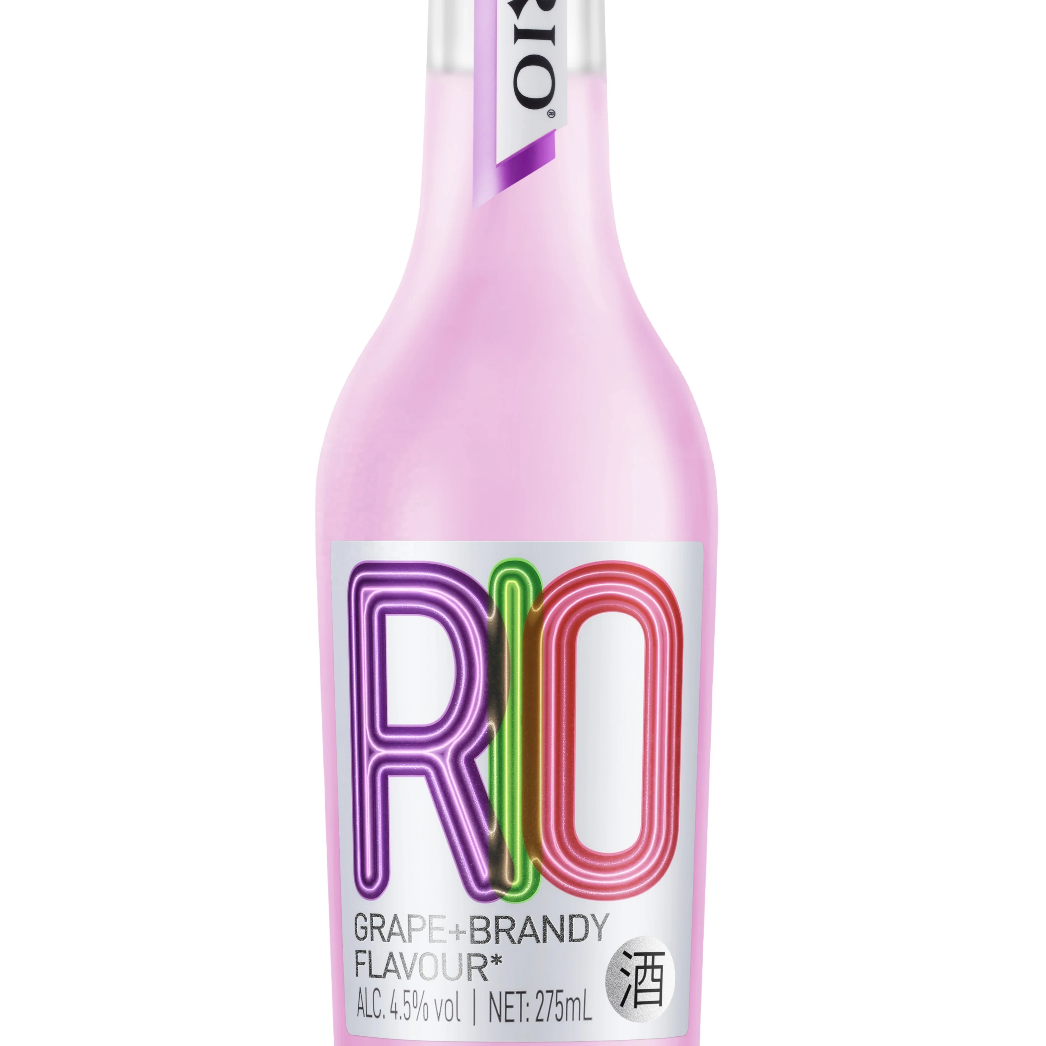 RIO Cocktail Fruit Drinks Alcoholic Beverages premixed Alc.4.5%vol purple grape brandy bottle party home bar festival 275ml