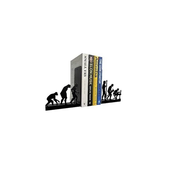 Recent Trending Modern Stylish Book Supporter Metal Iron Customized Size Shape Colour Book Ends Uses In Home Decoration