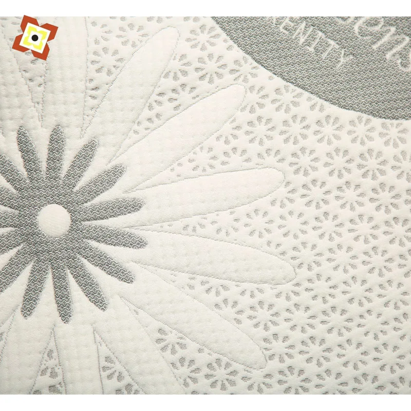 100%polyester jacquard fabric breathable mattress fabric manufacturers quilted knitted fabric for mattress