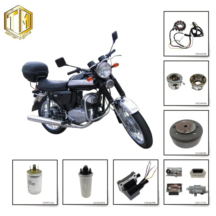 TMMP мотоциклетная магнитная катушка без триггера, запасные части двигателя для JAWA350