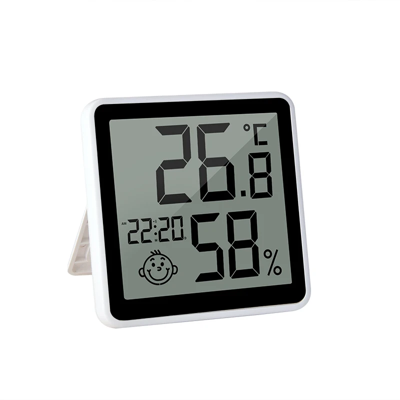 Household Mini LCD Indoor Digital Temperature and Humidity Meter Big Screen Thermometer Hygrometer YZ6048