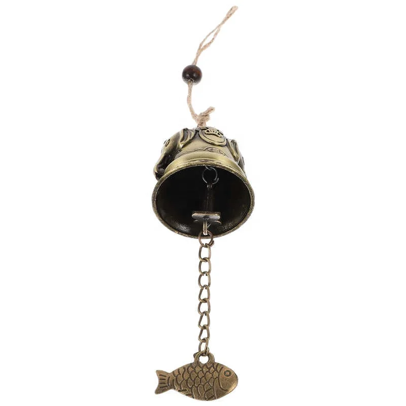 2Pcs Garden Ring Chime Doorbell Small Metal Bell Hanging Bell Craft Vintage Style Hanging Bell Craft Ornament