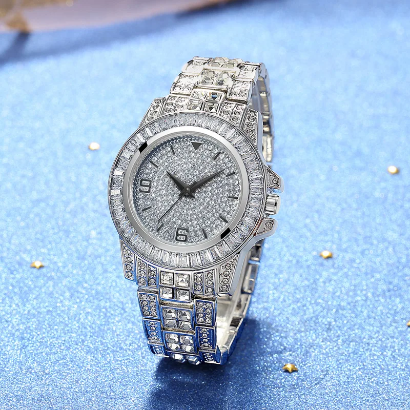 Iced Out Watch Women Luxury Brand gold Full stone Reloj Para Mujer Ladies Watches Online Hip Hop Diamond watches