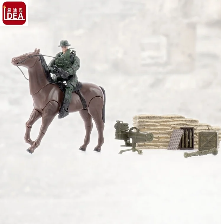 hot sale cheap price children  small plastic military toy kits soldier and military vehicle set toys