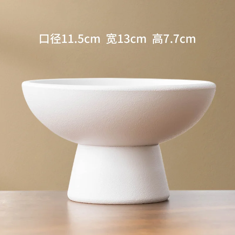 Creative simple flower arranger pot decoration living room desktop ceramic Chinese decorative basin