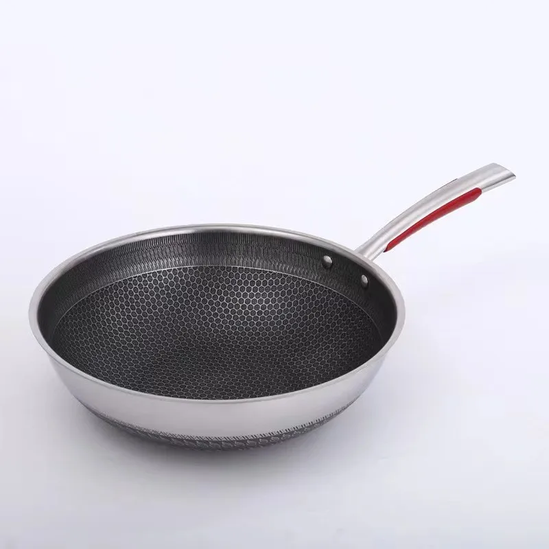 Solid Durable Anti-sticking Hot Conduct Quick Restaurant Paintcoat Gas Stoves Frying Pan