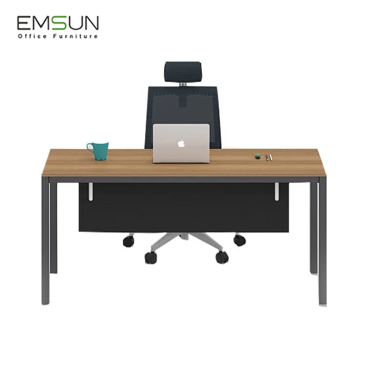 Cheap Price PC Desk Office Furniture Modern Desk in Straight Desktop