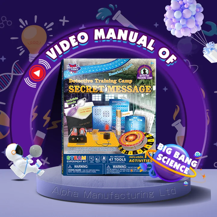 Toy Ultimate Spy Kit Spy Science Secret Messages Set for Boys Girls