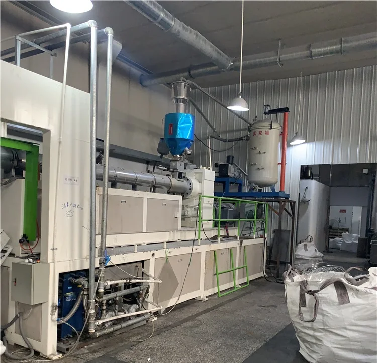 Parallel 2 Screw PET Sheet Extruder Extrusion Line For Transparent Blister Packaging Roll