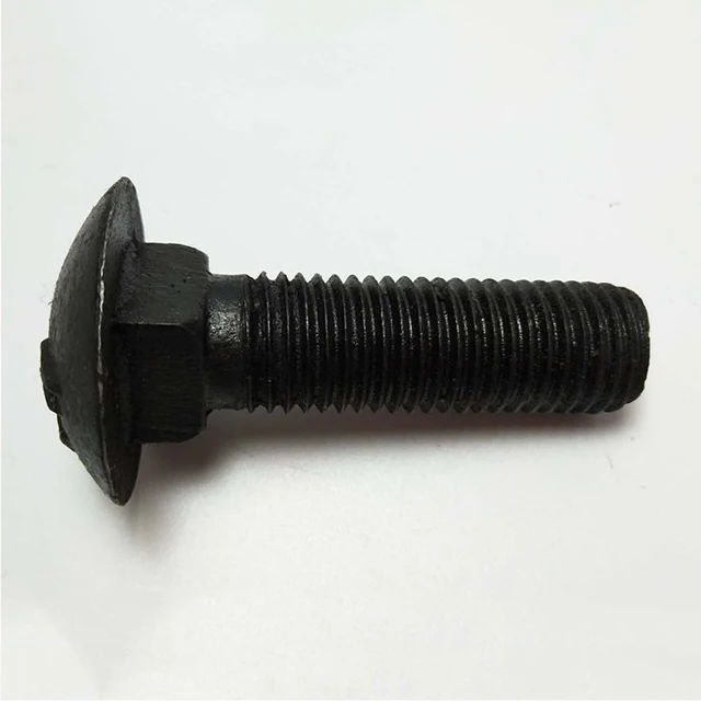 Black Cup Head Square Neck Bolts with nut DIN603 carriage bolt