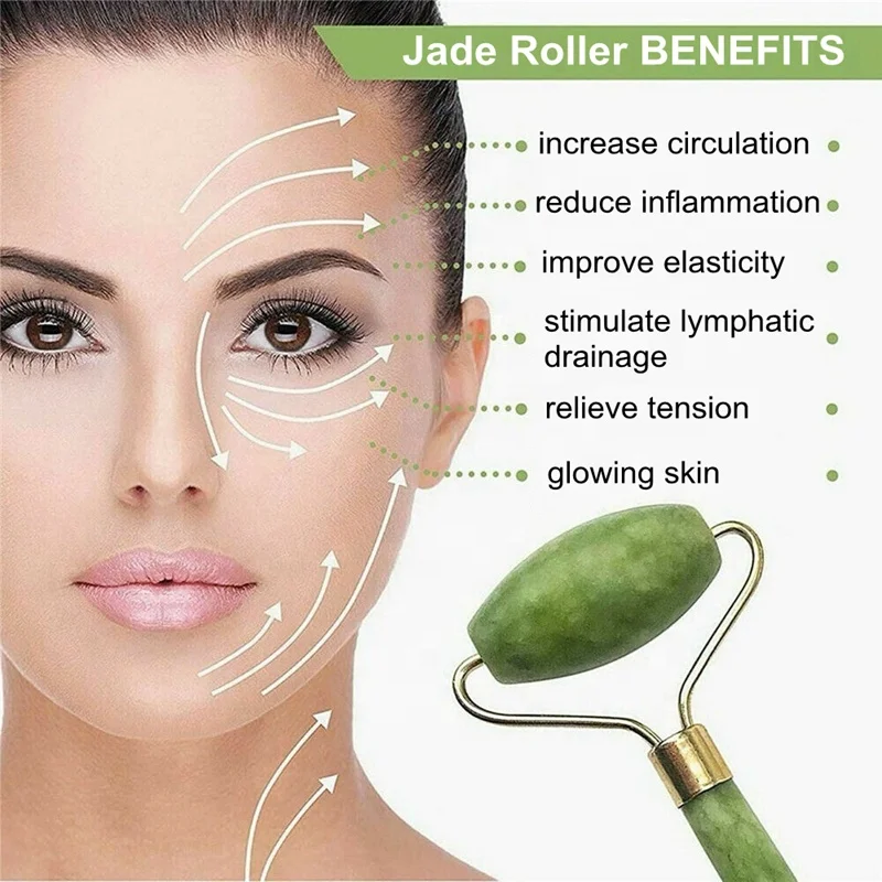 2023 Gua Sha Tool for Face Skin Care Gift Set Face Body Eye Gua Sha Massager Tool Anti Aging Wrinkle Jade Roller for Women