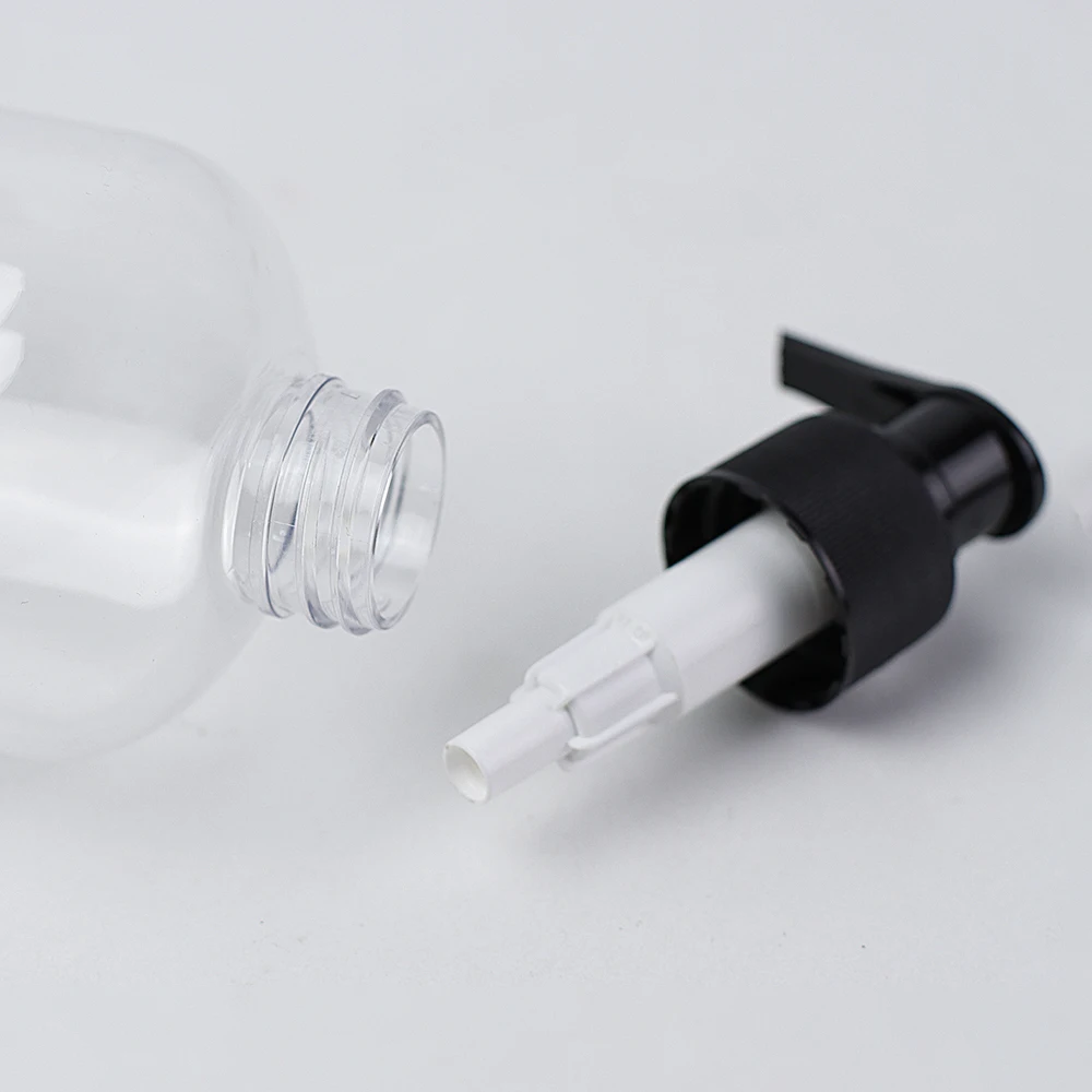 Luxury Empty Plastic Skincare Shower Gel Hair Color Shampoo Bottle Body Lotion Pump Bottle For Skincare