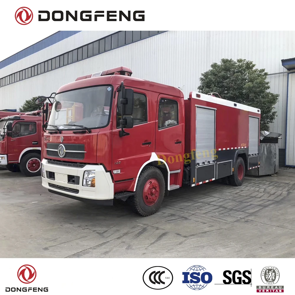 Dongfeng 4x2 RHD 8000 Liter Water Foam Fire Fighting Truck Total 18 Ton Designed Fire Truck