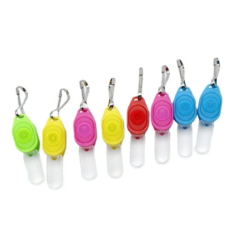 Silicone Promotion Mini Night running Cycling Bike Waterproof Hiking Keychain LED