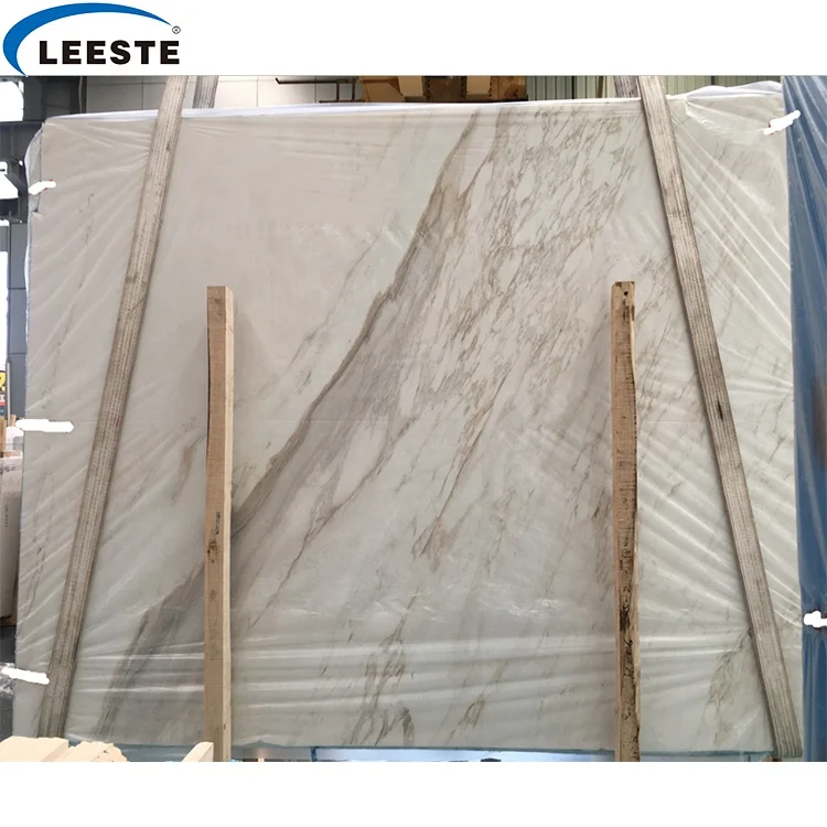 China natural stone calacatta gold marble slab for project floor tiles and dining table top bathroom