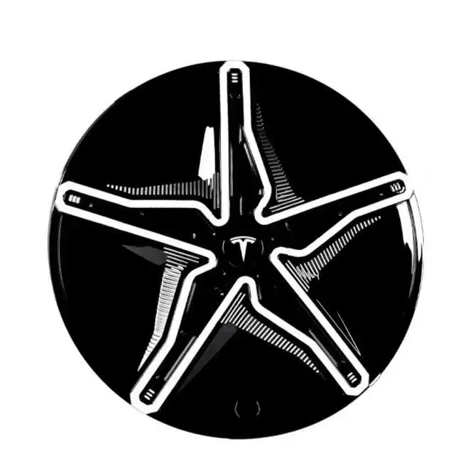 Wheel Hub Cover Tesla Wheel Hub Cap Covers Full Protective Ring Personal