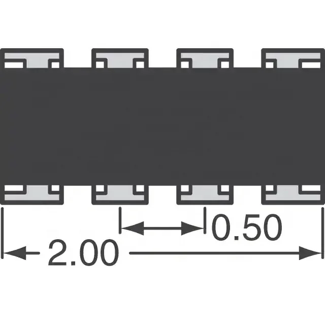 YC124-FR-0733RL Resistor Array 4 RES 33 OHM 0804