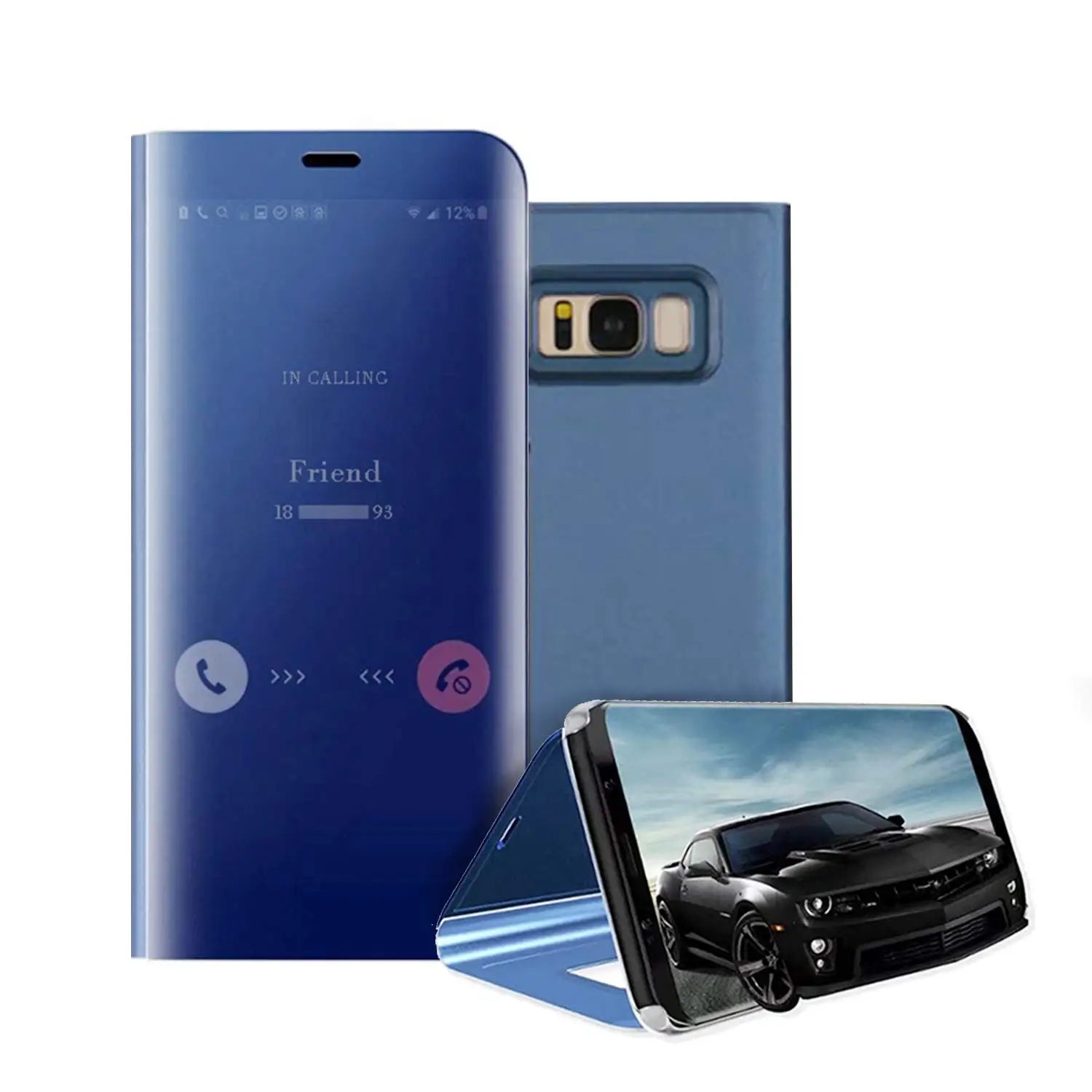 Чехол Shemax для OnePlus Nord, прозрачный чехол-подставка с зеркальным покрытием и полной защитой корпуса для OnePlus z