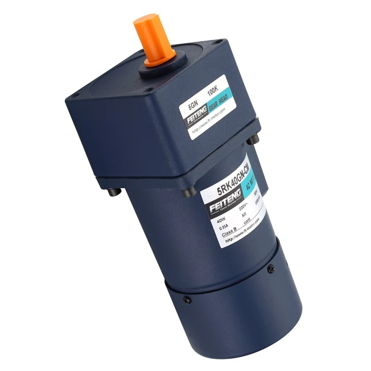 Customized Waterproof 120W 90Mm Low Rpm Reversible Ac Gear Motor 5RK12GU Speed Control Motor Reversible Type With Gear Head