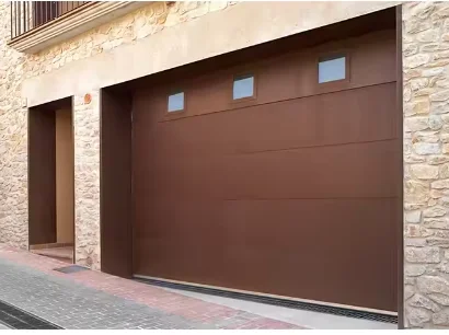 Guangdong modern high quality electric garage door gate automatic sectional overhead garage door for good price