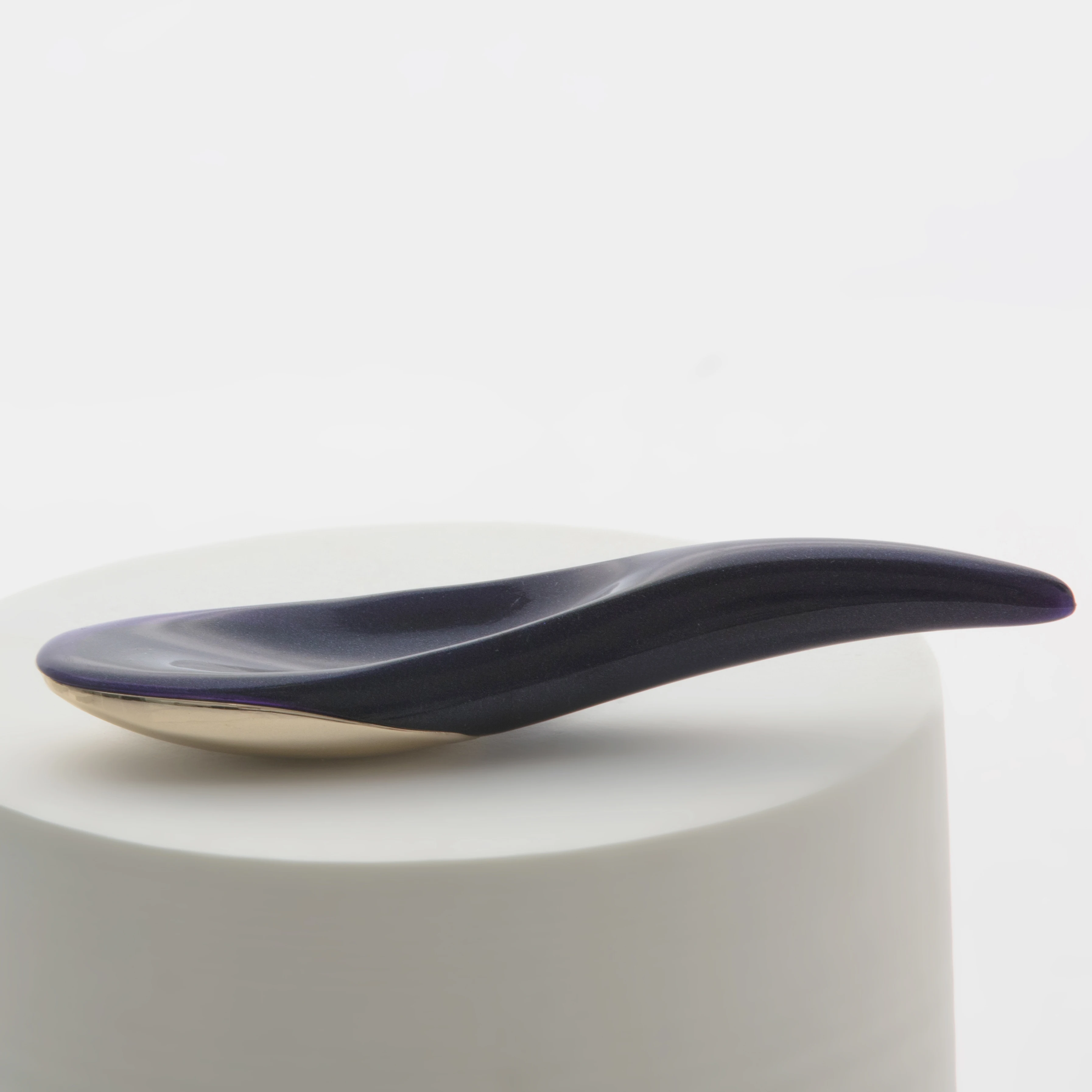 metal spatula face cream mixing mini spatula cosmetic tool flat tobacco pipe shape massage spoon flat mixing spoon for cosmetic