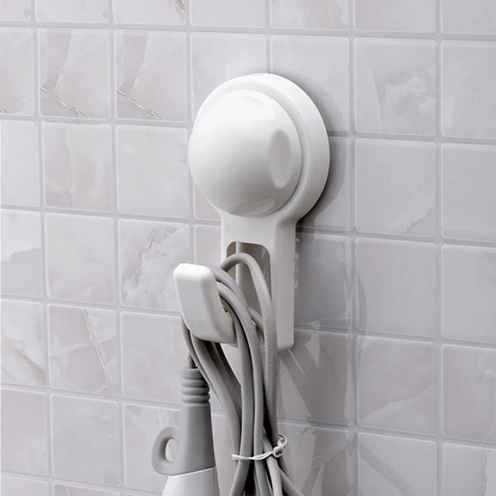 High Quality Household PVC Hanger Suction Cup Accessories Holder self Adhesive Towel Holder Wall Mounted Wash Cloth Hook Holder