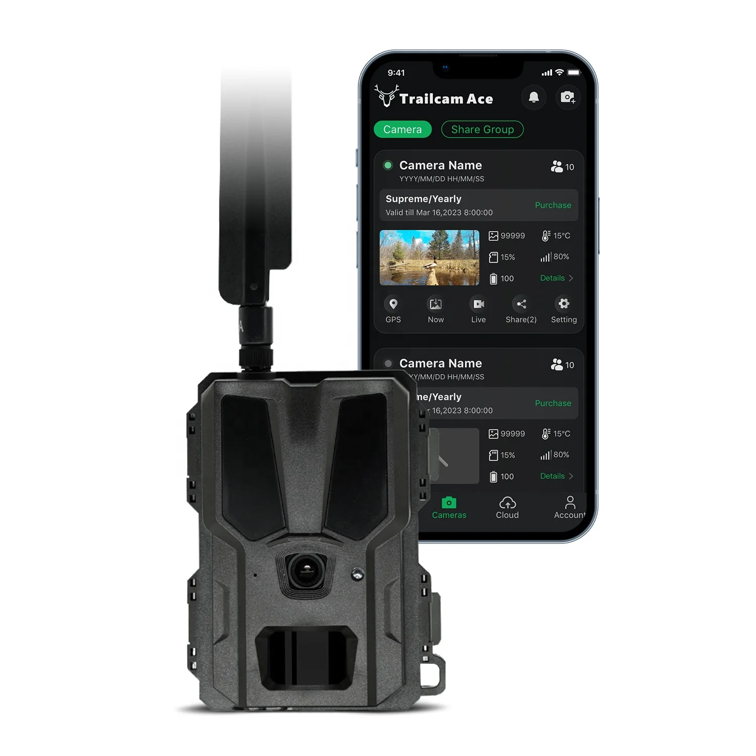 WILLFINE mini AI-powered HD videos wildkamera 4g no glow night vision hunting trail camera