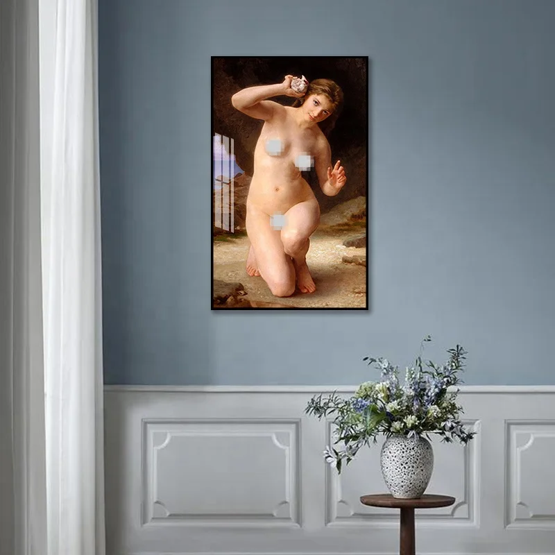 AF2109034-1 HY Custom Nake Oil Painting Modern Room Decorative Canvas Nude Painting