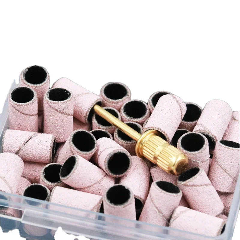 Pink Sanding Bands For Nail Drill Zebra Sanding Bands 80# 120# 180# 240#