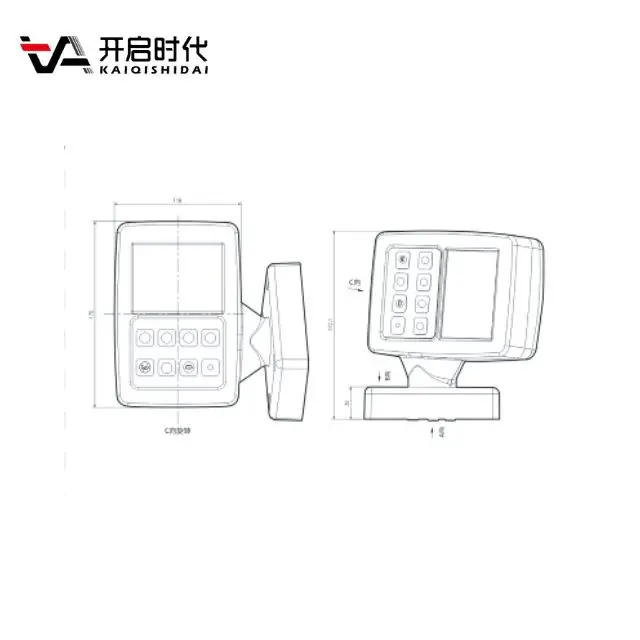 PLC Industrial Display Capacitive Touch Monitor 3.8 Inches Lcd Instrument Panel Excavator Digital Display