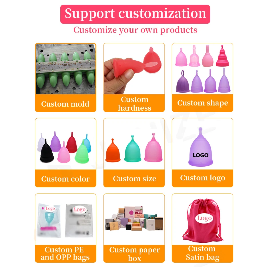 Wholesale Copas Menstruales Women Organic Menstrual Cup Period Cup