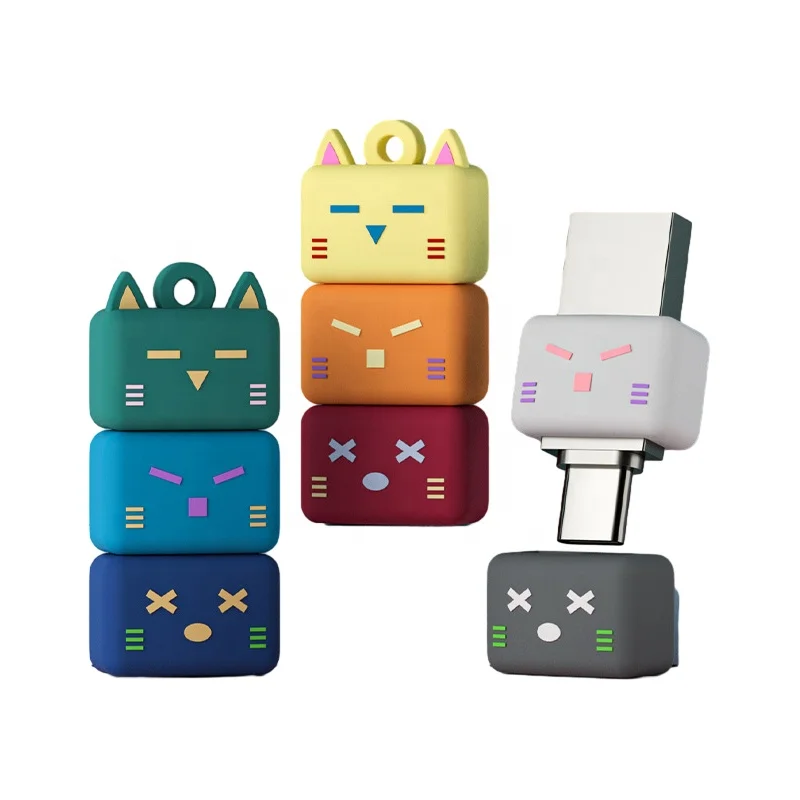 Factory Custom Design Min Promotional U Disk Silicone Customized Shape Pendrive USB Flash Drive