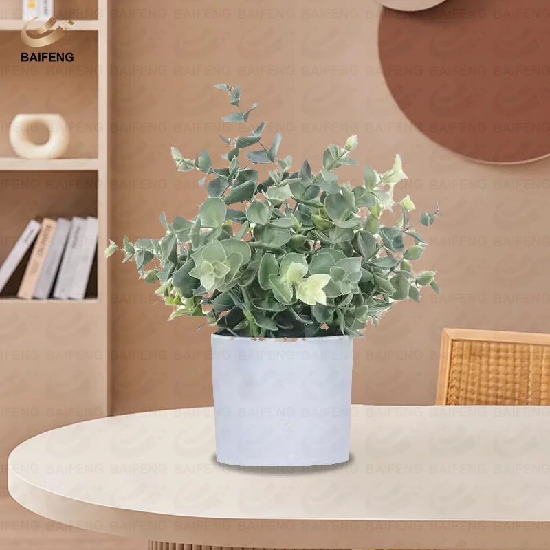 Factory Custom Glass Potted Haworthia Mini Artificial Small Plants in Pots Small Plant with Pot