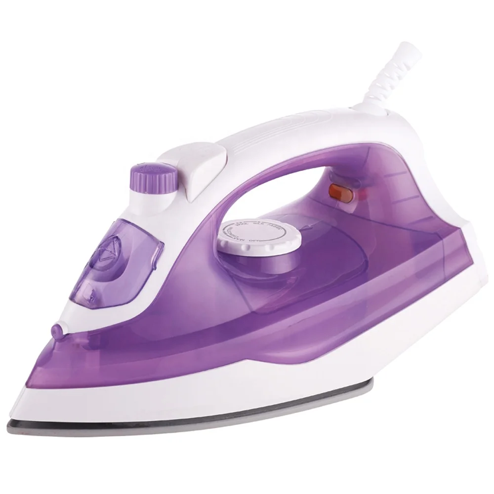 Self Cleaning Auto Shut Off Anti Calcium Anti Drip Light Weight Adjustable Temperature Control Electric Steam Iron  Travel