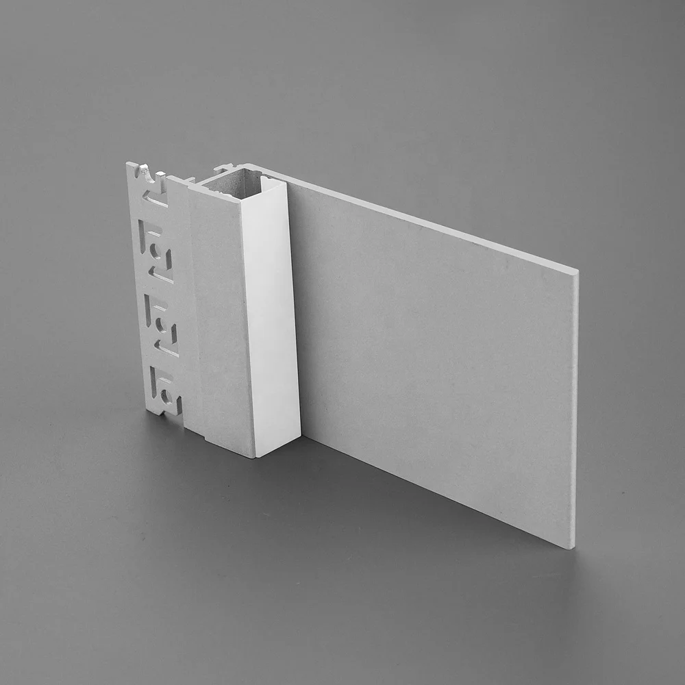 Customized Simple Atmosphere LED Lighting Strip Light Ceiling Free Embedded Reflector Slot for Indoor Office