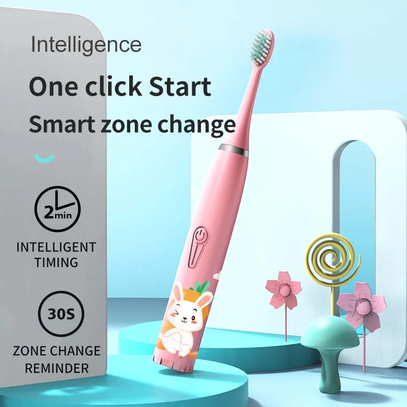 Аккумуляторный блок дети ребенок зубная щетка электронная зубная щетка для детей