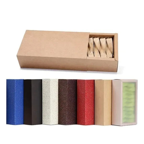 customizable Best Selling Recycle Kraft Drawer Chinese Tea Bags Paper Packaging Boxes
