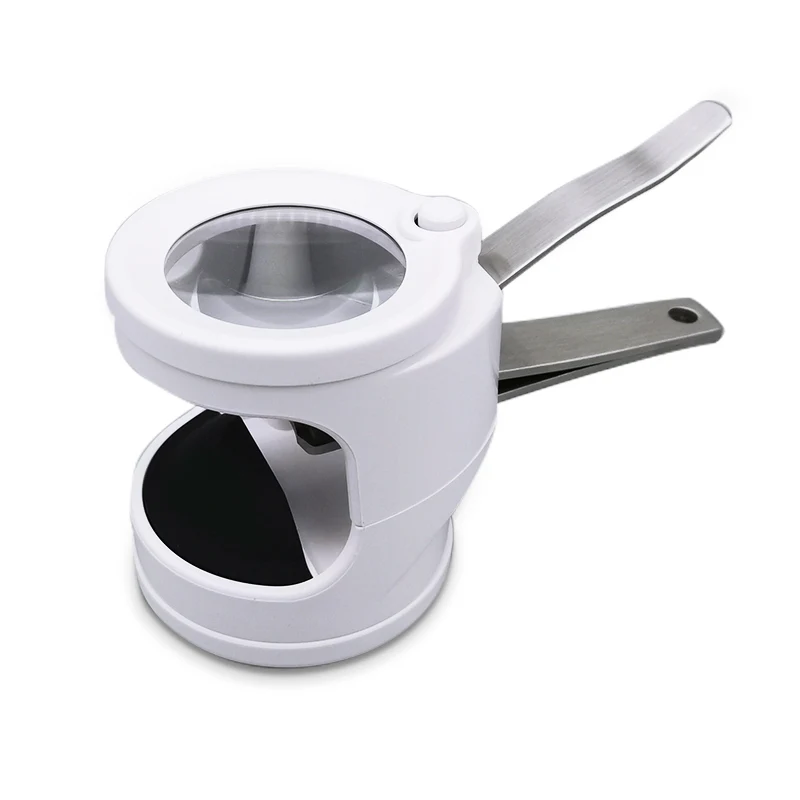 DH-86025 Ультра Острый инновационный дизайн маникюр палец ногти резак с увеличительным стеклом