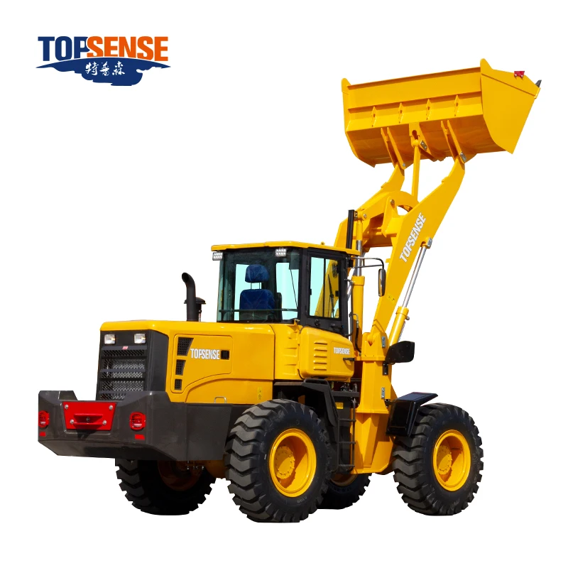 2024 hot sale mini wheel loader diesel  high lift 2.5m  wheel loader bucket