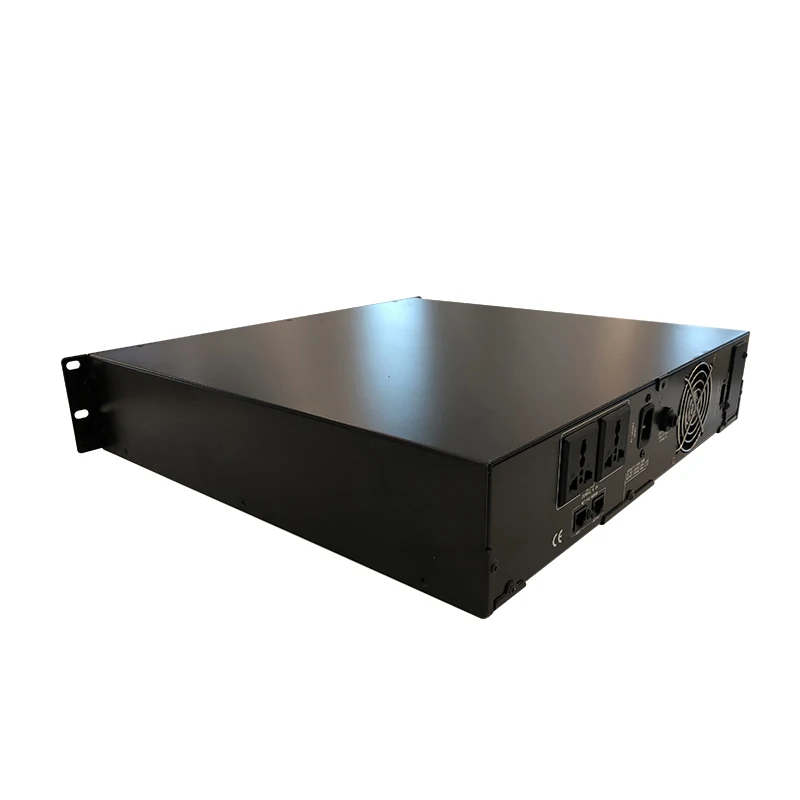 Rack mounted single phase 3kva battery backup online ups power