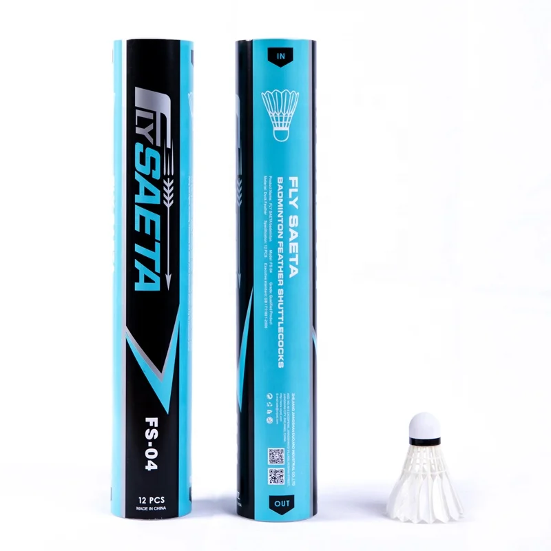 Aeroplane Shuttlecock Class a Duck Feather Shuttlecock Led Blinking Badminton White Sea Head Cork Color Goose Weight Material