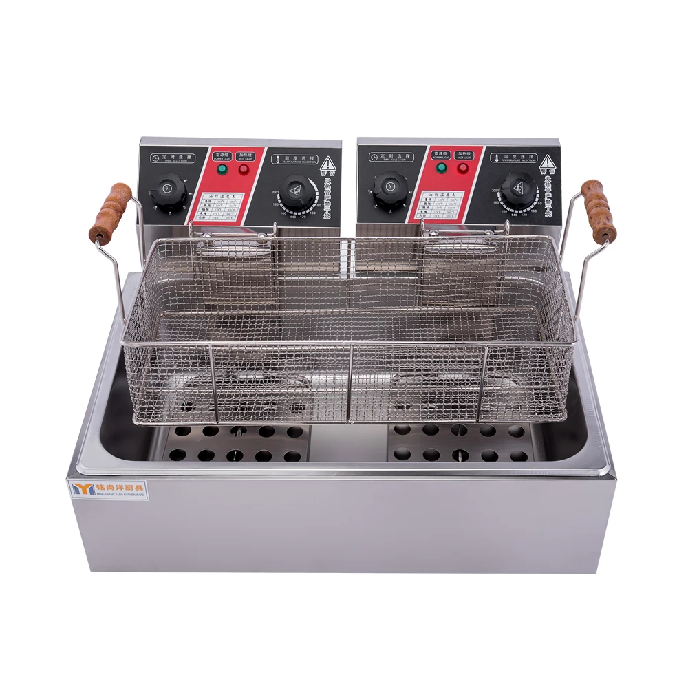 22L Синхронизация-Управление одним резервуаром Электрический картофеля-фри, фабричного производства масла Фрайер Прямая продажа с фабрики