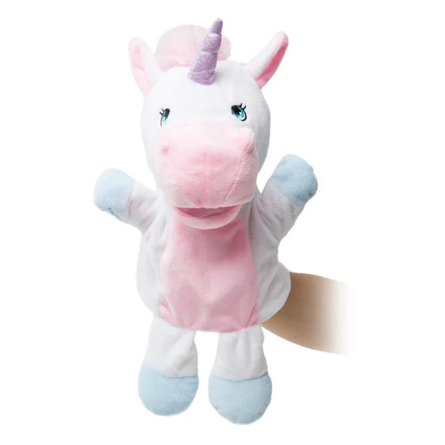 Новая модная плюшевая ручная кукла, индивидуальная Мягкая кукла в форме животного, кукла-животное, ручная кукла, дешевая цена, обучающая детская игрушка