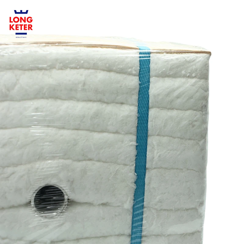 ZIBO 1260 керамическое волокно рулон шерстяное одеяло сложенный модуль с Анкерной системой