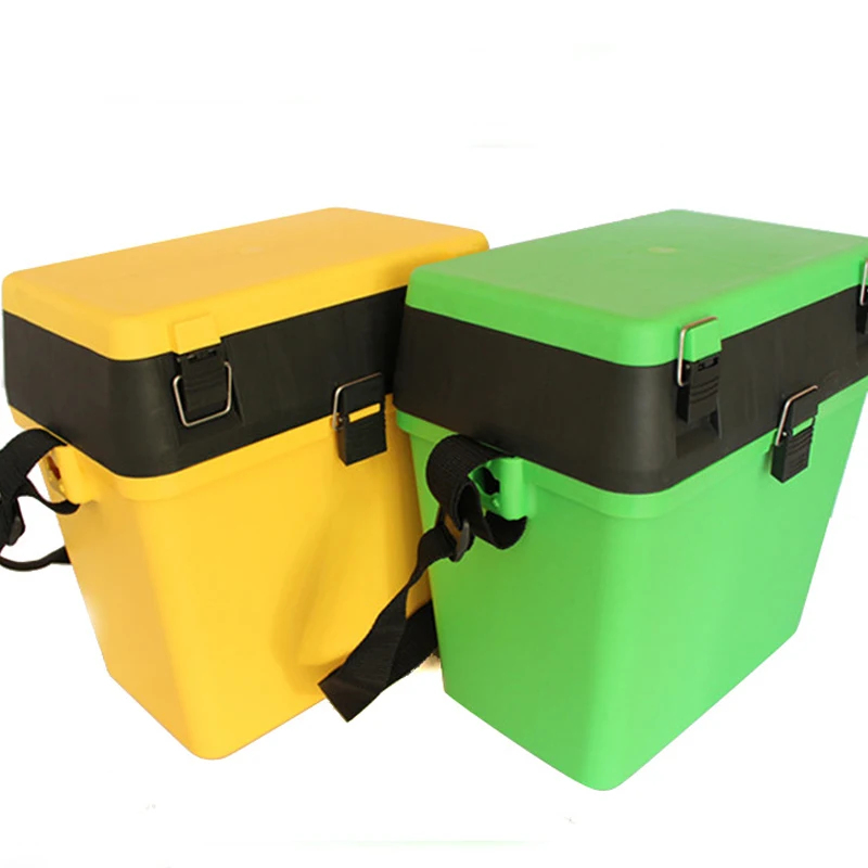Wholesale Cheap Multifunction Green Plastic Fishing Tackle Seat Box
