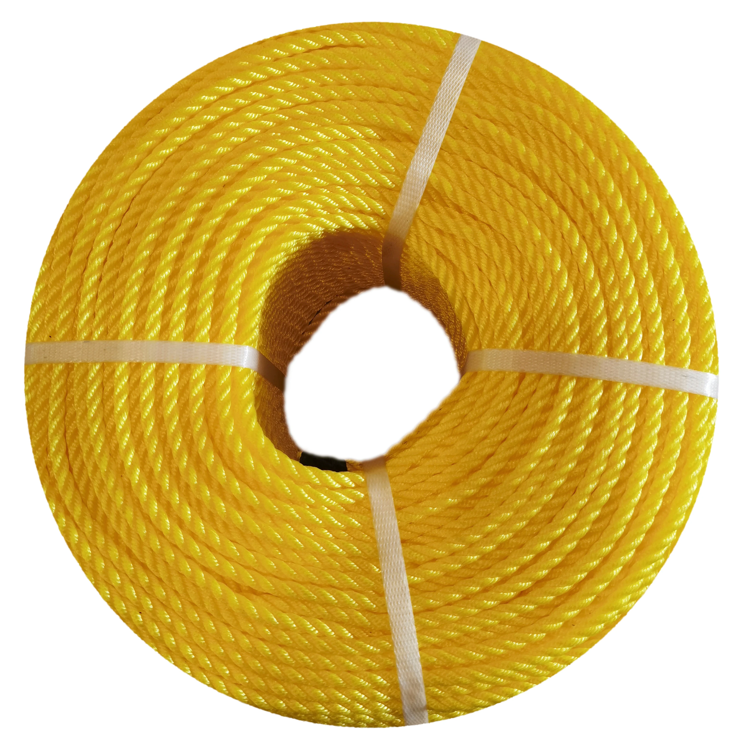 
Factory sale 4mm 6mm 10mm ~ 32mm twisted strands braided polypropylene pp nylon rope 