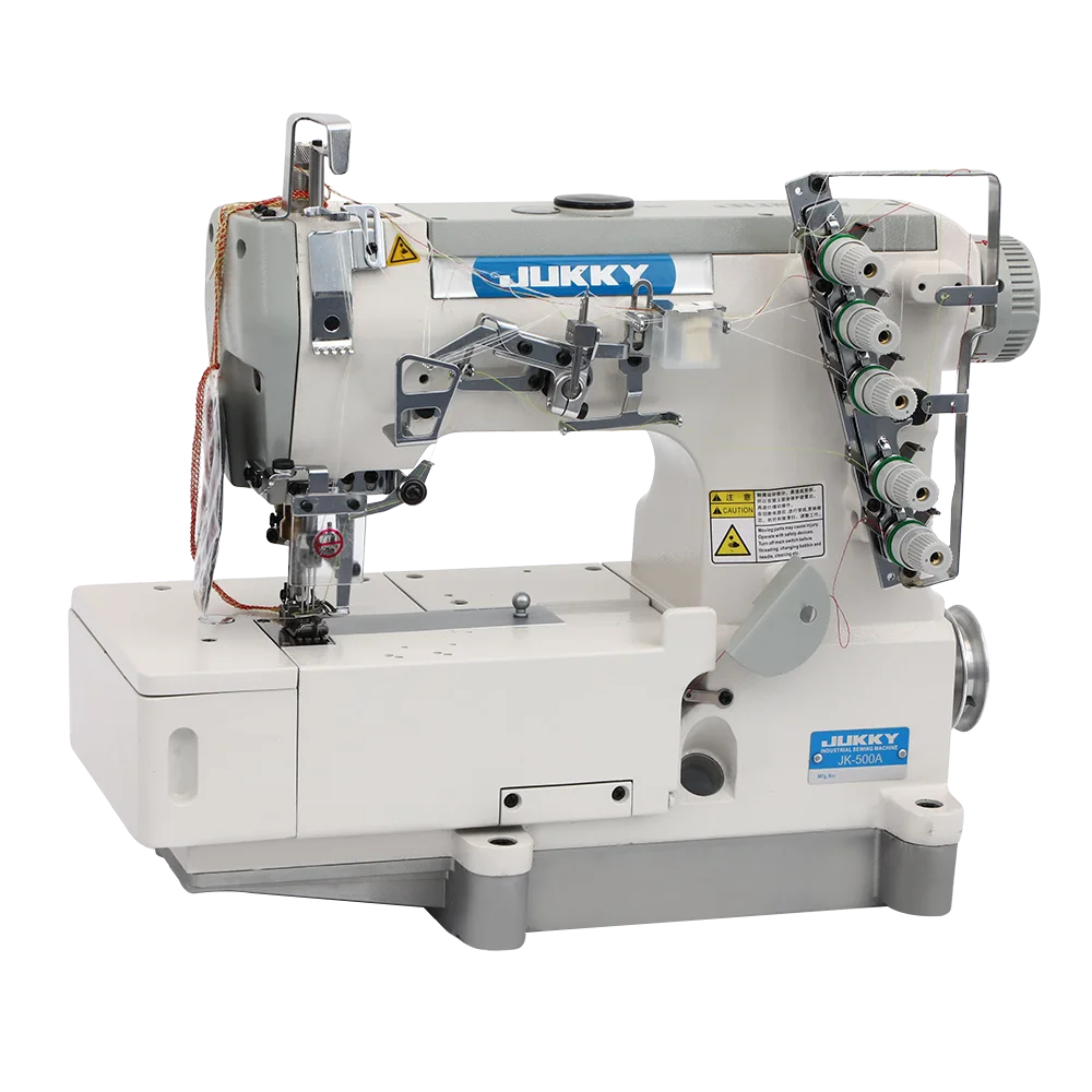 Высокоскоростная швейная машина JK500A промышленная 3-игольная двойное украшение с подсветкой для одежды