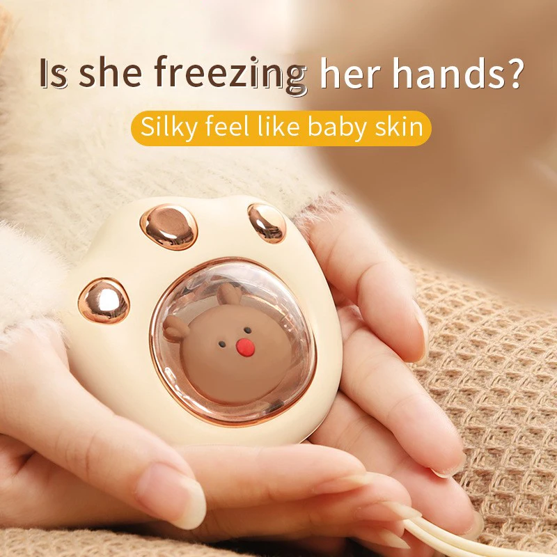 Factory Wholesale Mini Small Hand Warmers Usb Rechargeable Reusable Electric Cute Pocket Portable Hand Warmer