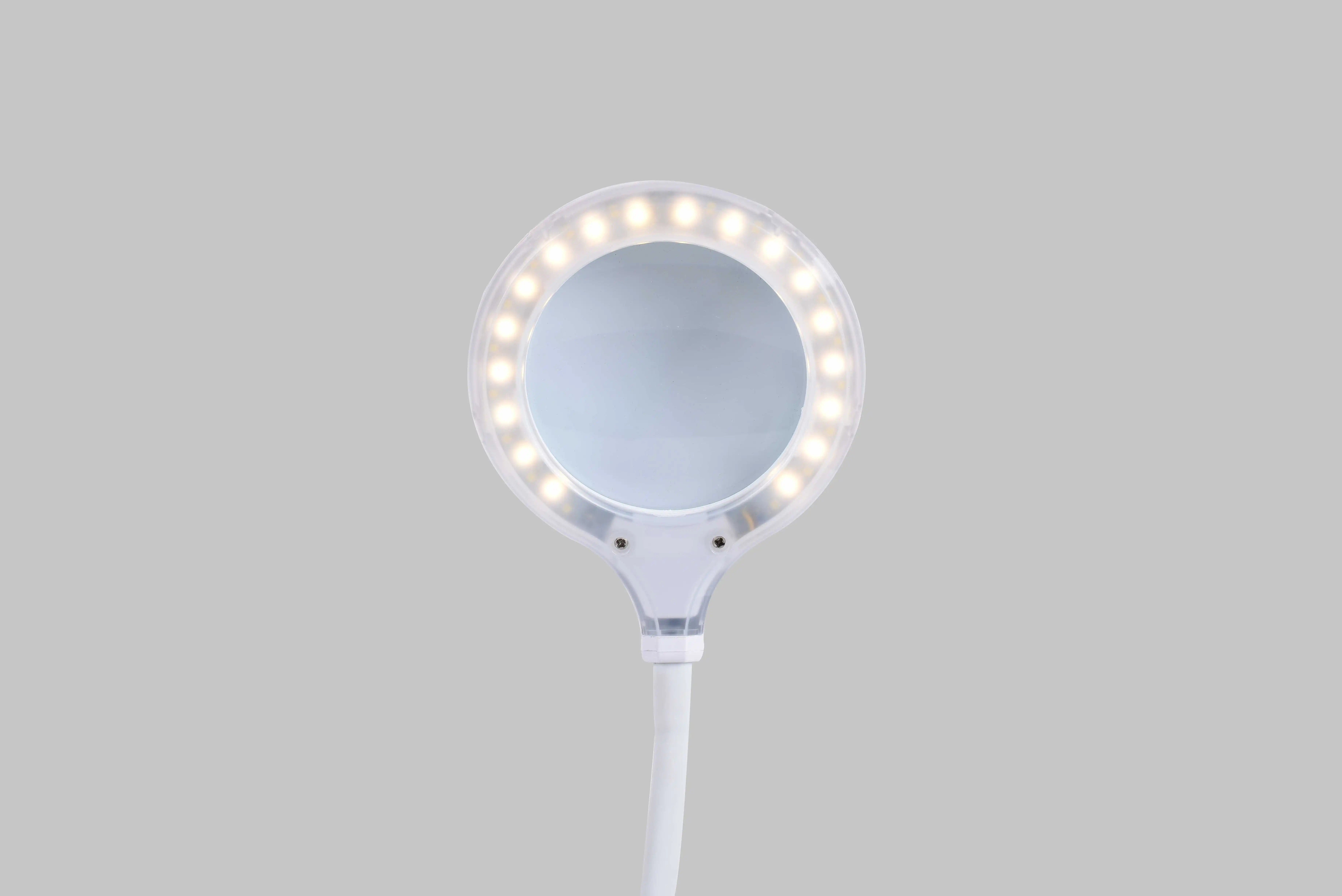 China Wholesale Flexible Desk Lamp 5x Magnifying For Beauty Nail Manicure Repairing Sewing Mending Knitting Desk Lamp